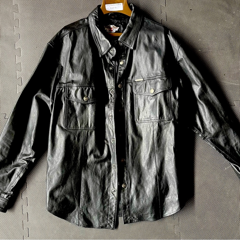 Mens Harley Davidson Leather Shirt/jacket
